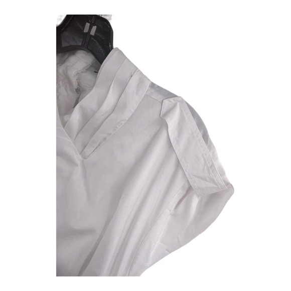 Derek Lam 10 Crosby Celeste Wrap Effect Cutout Poplin Maxi White Size 6 New - Picture 5 of 11